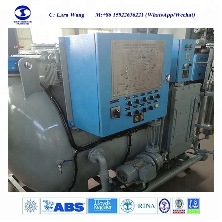 Compact Waste Water Treatment Equipment Plant MED Approved Sewage Treatment