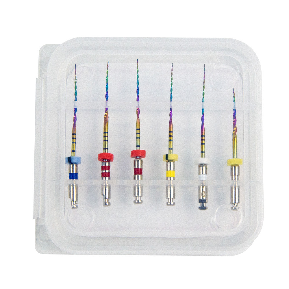 PUNASSEN 21mm/25mm 04/06/08 Dental Rotary Endo Files Rainbow Files For Machine Use