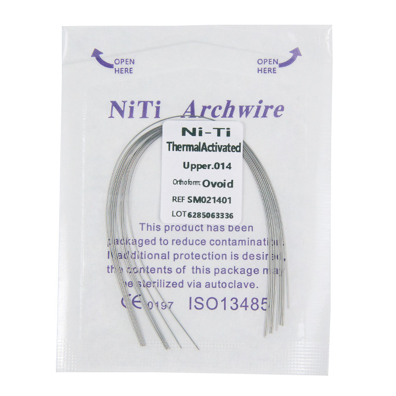 Ortho Ligature Wire Round Rectangular Thermal Activated Wires for Braces