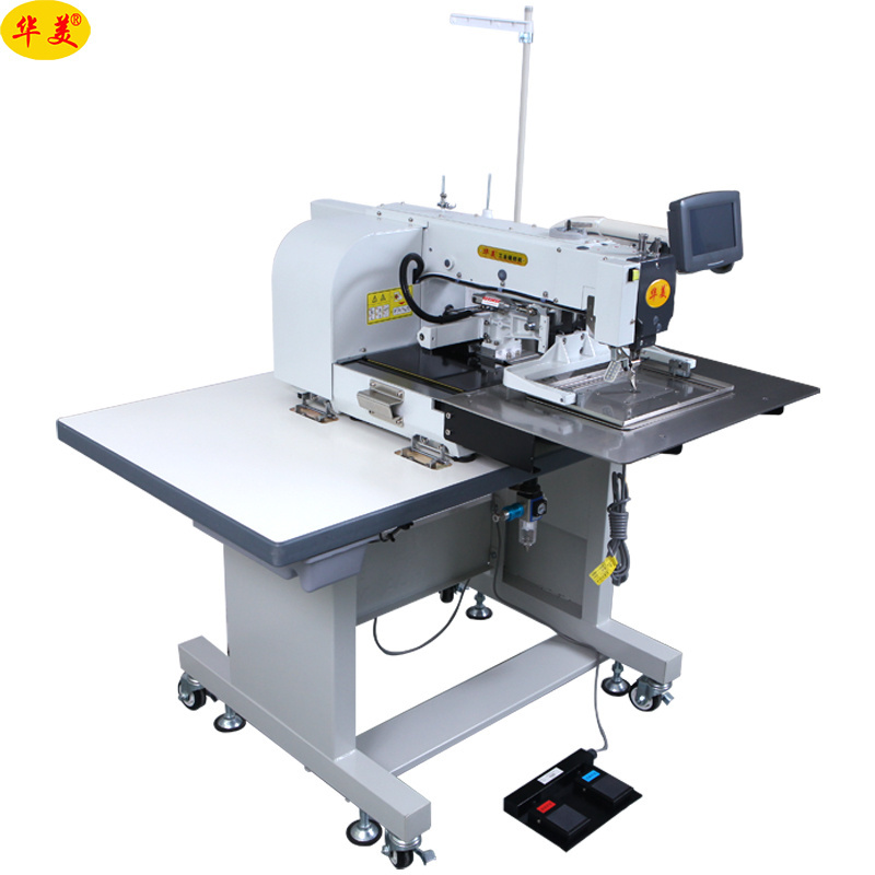 HUAMEI high quality  pattern sewing machine sport gloves sewing machine  leather  machine