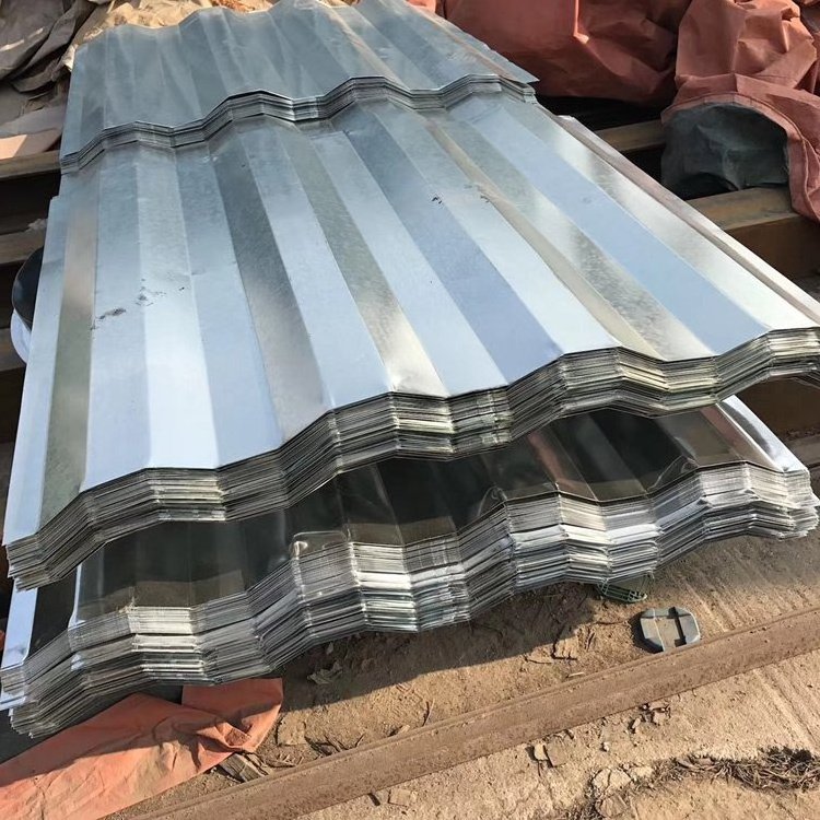 16 26 gauge coated corrugated metal galvanized steel sheets zinc roofing iron sheet for prefab houses sgcc