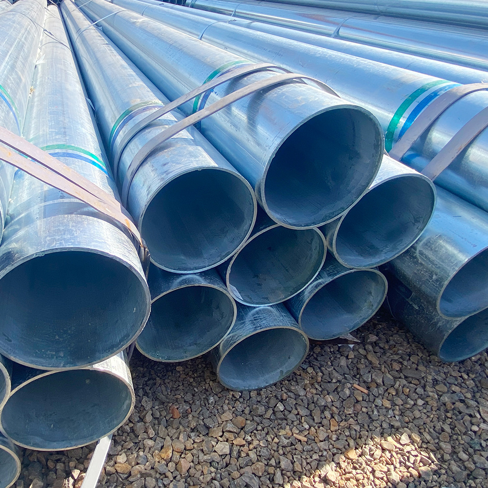 f42 2 inch 3 inch 4 inch diameter hot dip galvanized steel round pipe for construction price