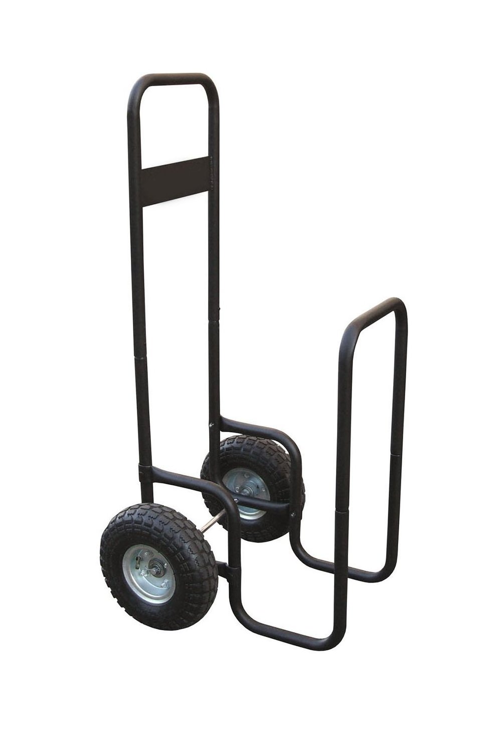 STM Firewood Log Cart Carrier  Rolling Dolly Hauler with 10 inch solid rubber wheel