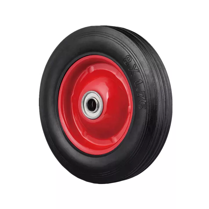 6 8 10 14 16 inch solid rubber tire for hand trolley and wheelbarrow