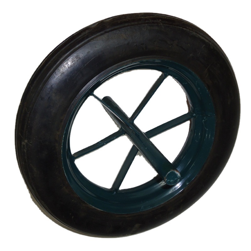 6 8 10 14 16 inch solid rubber tire for hand trolley and wheelbarrow