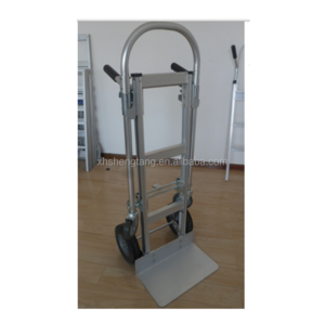 3 in 1 Convertible Sack Barrow aluminum hand trolley with aluminum full plate