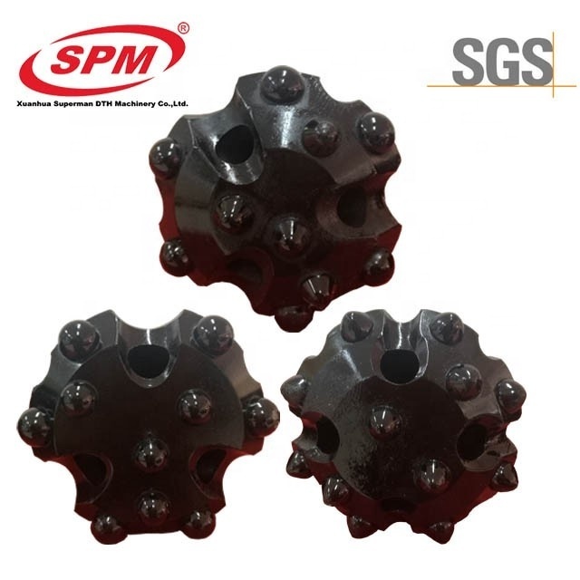 SPM170-185mm CIR 170 DTH Hammer Tungsten Carbide Button Earth Drill Bits for Water Well Drilling Rig 100mm Working Length