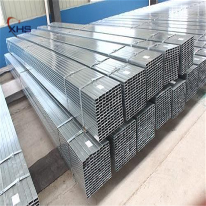 Galvanized square and rectangular steel pipes z180 galvanized rectangular tube