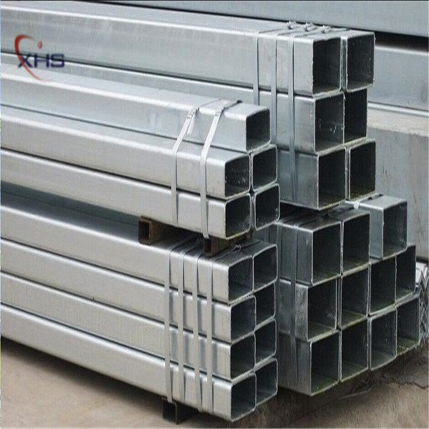 Galvanized square and rectangular steel pipes z180 galvanized rectangular tube