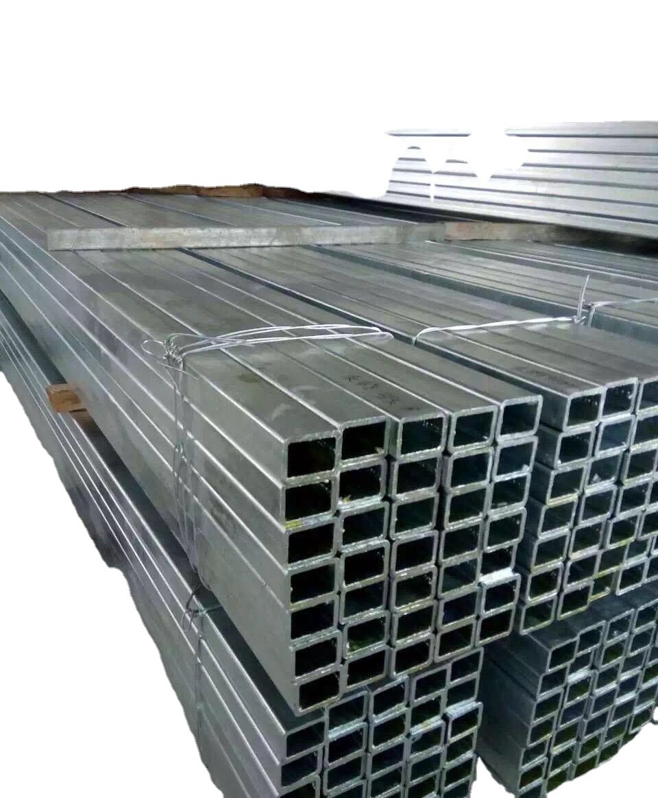 Low Price Large Stock Hot dipped Galvanized steel pipe/rectangular steel pipe tube Q345