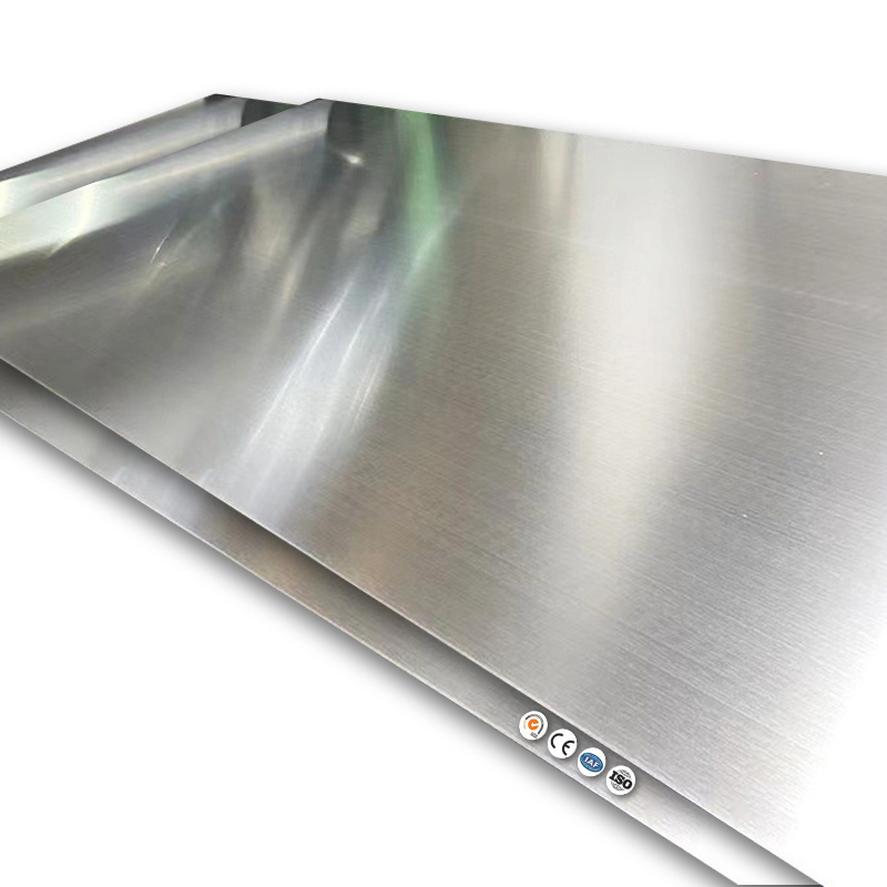 China Hot-sale ASTM AISI JIS 201 202 2205 304 316L 310S 410 430 No. 1 2b 4K 8K Surface Stainless Steel Brushed Plate/Sheet