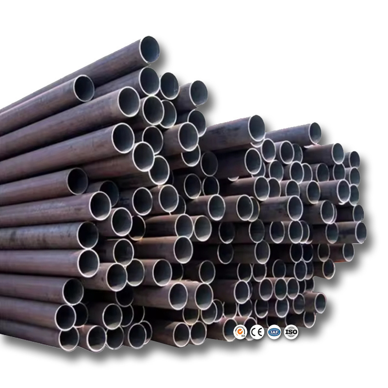 ASTM A53 A106 Q195 St37 Ck60 Ss400 Q235b Q345  35# 45# 50#  Gr. B Seamless Carbon Steel Pipe for Fluid Petroleum Gas Water Steam