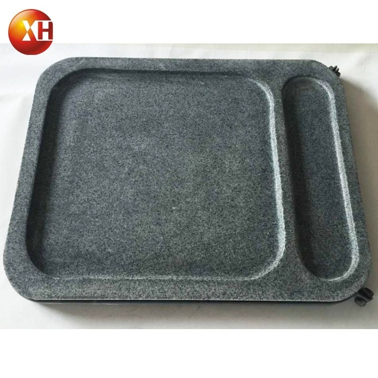 Korean Natural Rocks Lava Stone Steak Barbecue Plate BBQ Fire Hot Cooking On Outdoor Cookware Rectangular Pans