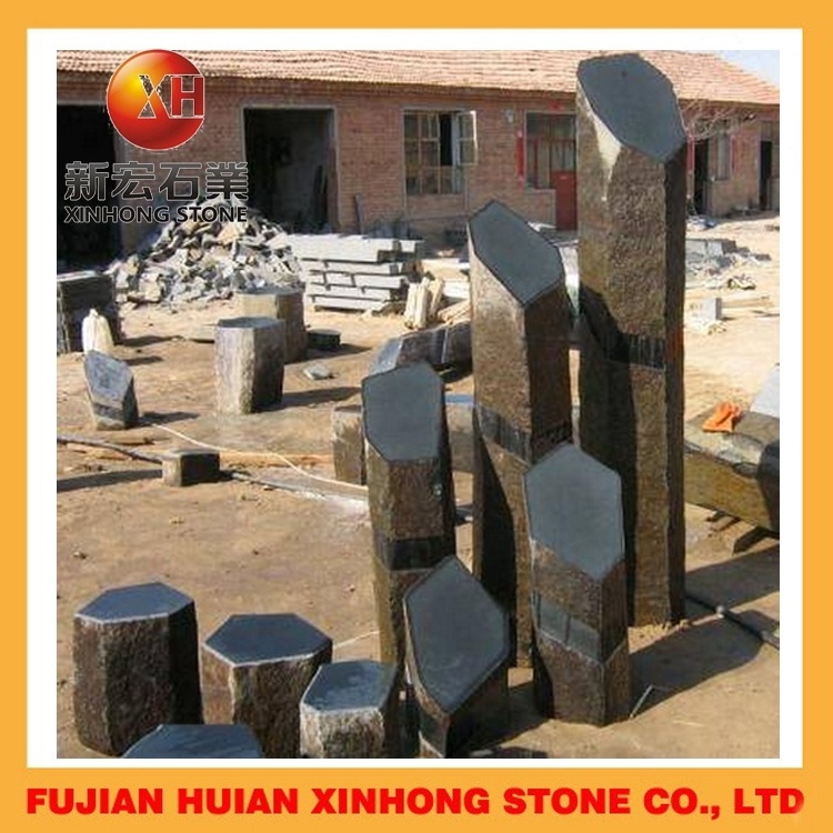 Natural basalt columns stone