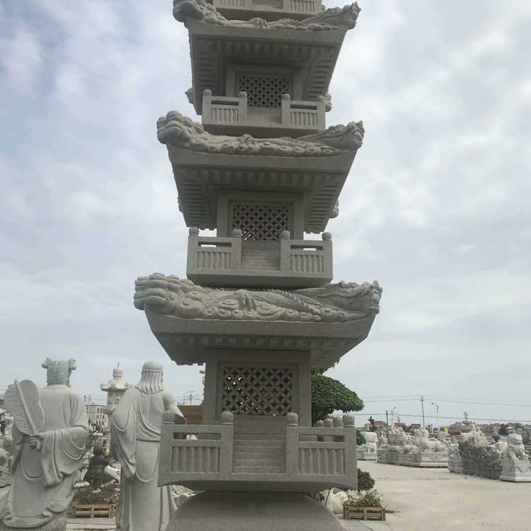 Outdoor Decoration Large Garden Pagoda Japanese Stone Lantern