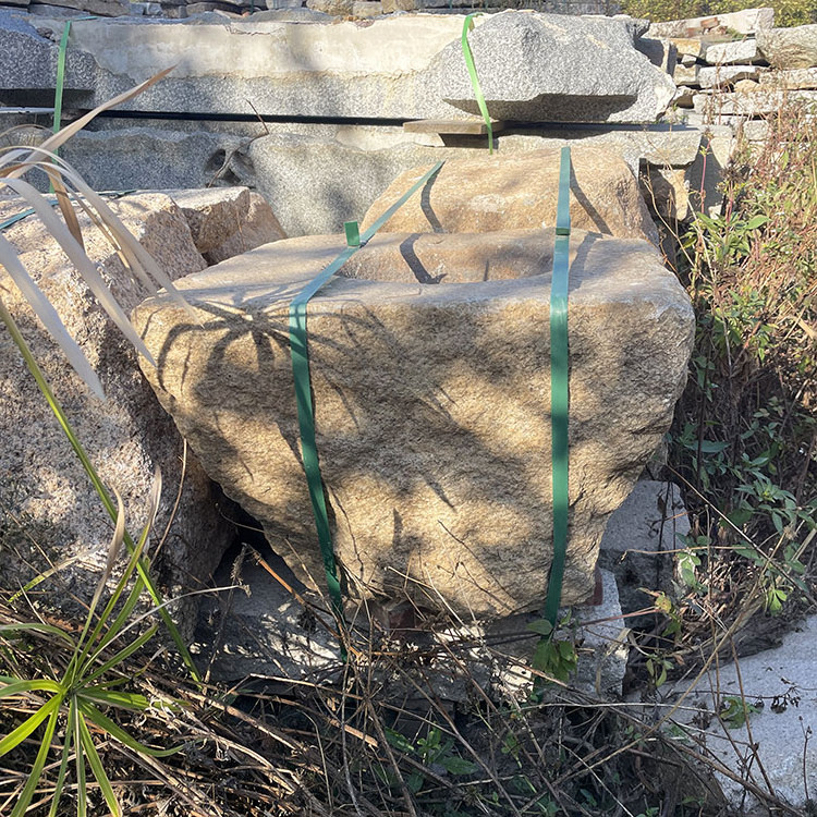 Japanese Garden Outdoor Decorative Old Stone Troughs Bowl For Sale