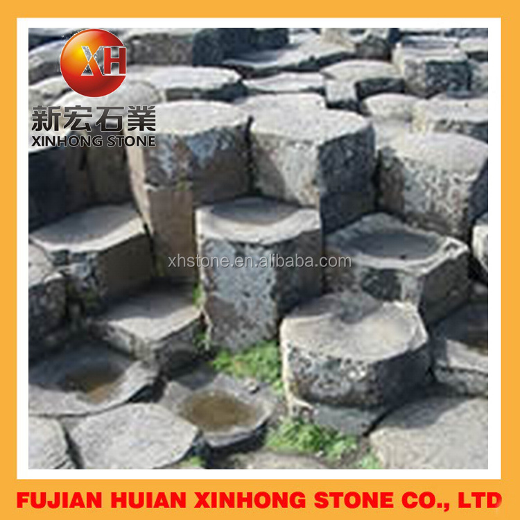 Natural basalt columns stone