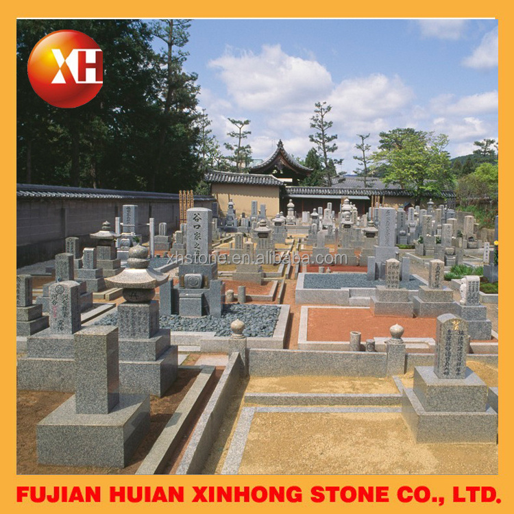 Japanese acrylic granite mini modern tombstone with slabs for cemetery design