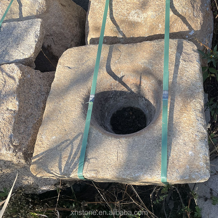 Outdoor Decorative Old Stone Bowl Carving Troughs And Sinks For Sale