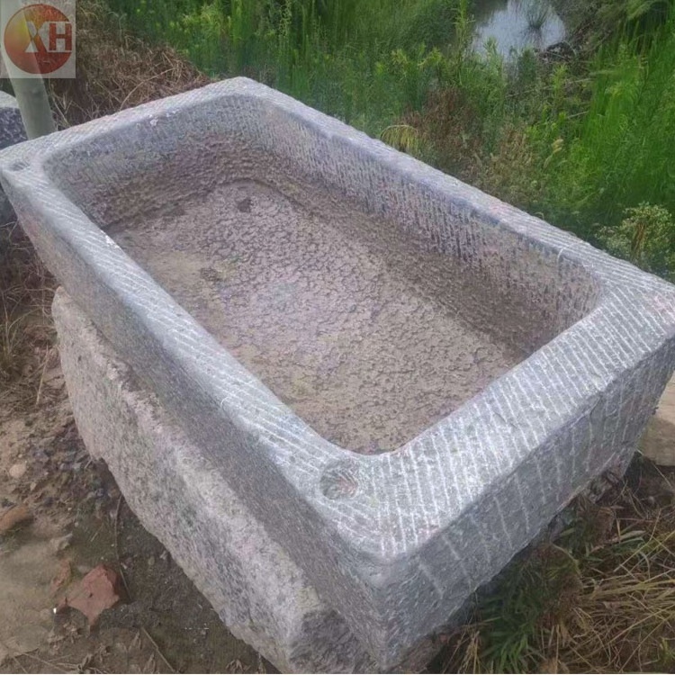 Wholesale Garden Decoration Natural Granite Old Stone Trough&Antique Animal Trough For Cow Or Pig Or House Water Stone Trough