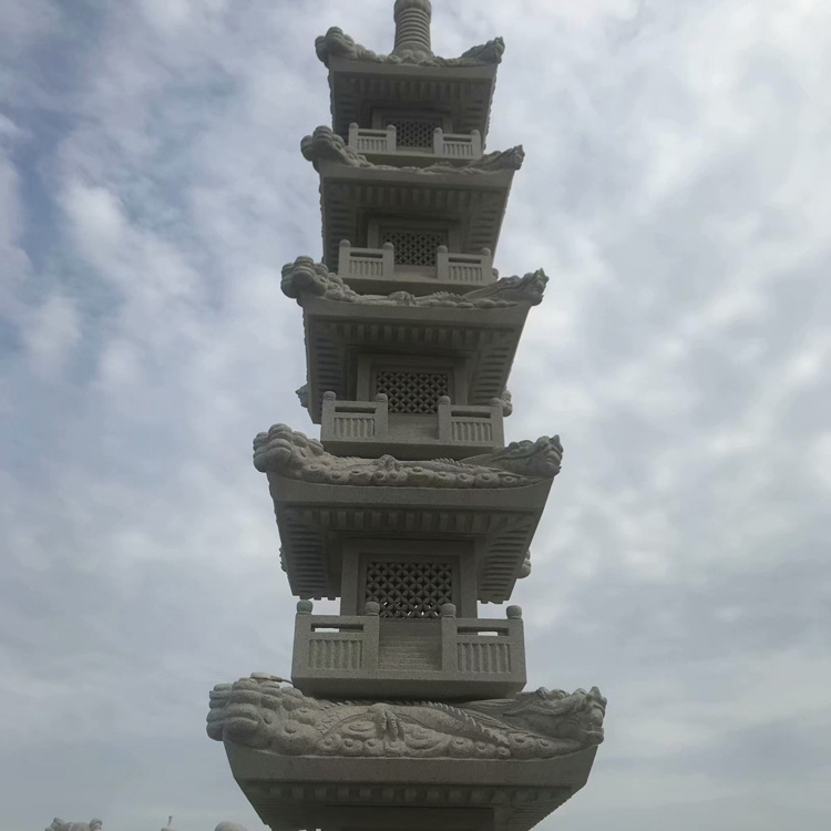 Outdoor Decoration Large Garden Pagoda Japanese Stone Lantern