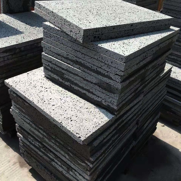 Dark Grey Volcanic Lava Rocks Stacked Basalt Stone Outdoor Indoor Exterior Wall Decorative Tiles For Sale