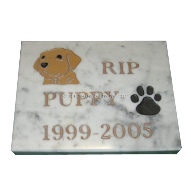 Polished Granite Stone Custom Pets Headstone Memorial Tombstone Personalized Monuments Diy Gravestone For Dog