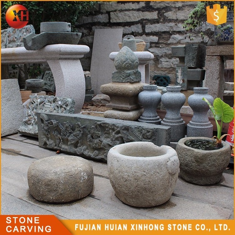 Wholesale Garden Decoration Old natural Granite Stone Trough