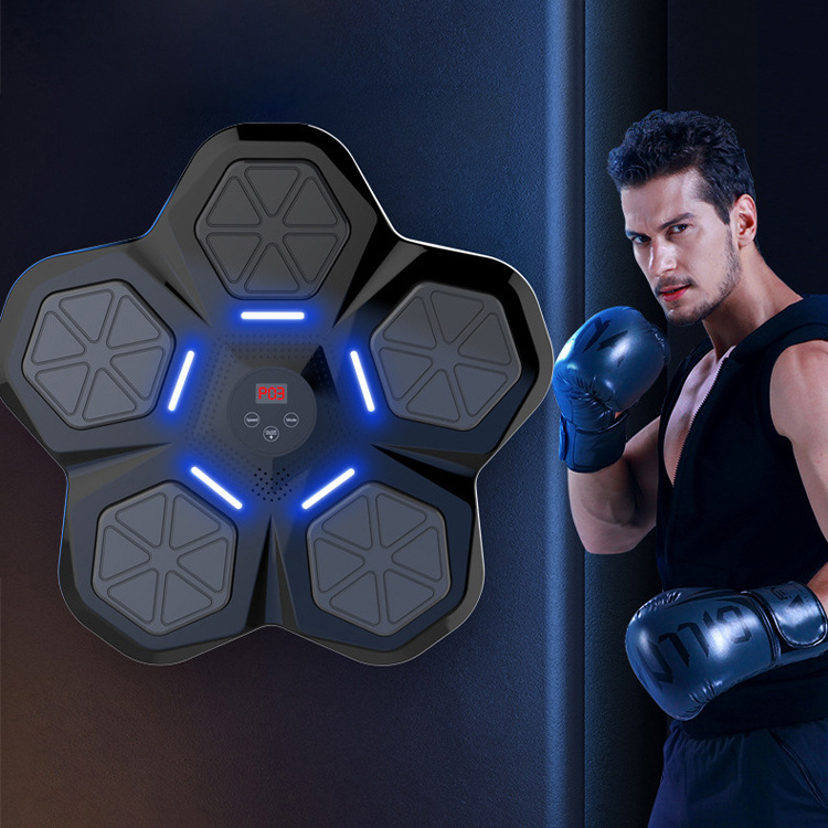 Electric Wall Mounted Boxing Practice Machine Kit Punching Pads Home Musical Boxing Box Sparring Machine For Adult