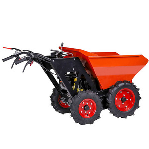 wheeled power four wheels 500kg power wheel barrow mini dumper wheel dumper