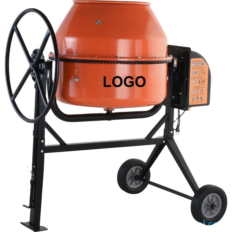 210l 250l machinery prices mobile portable small mini betonniere electric cement concrete mixers