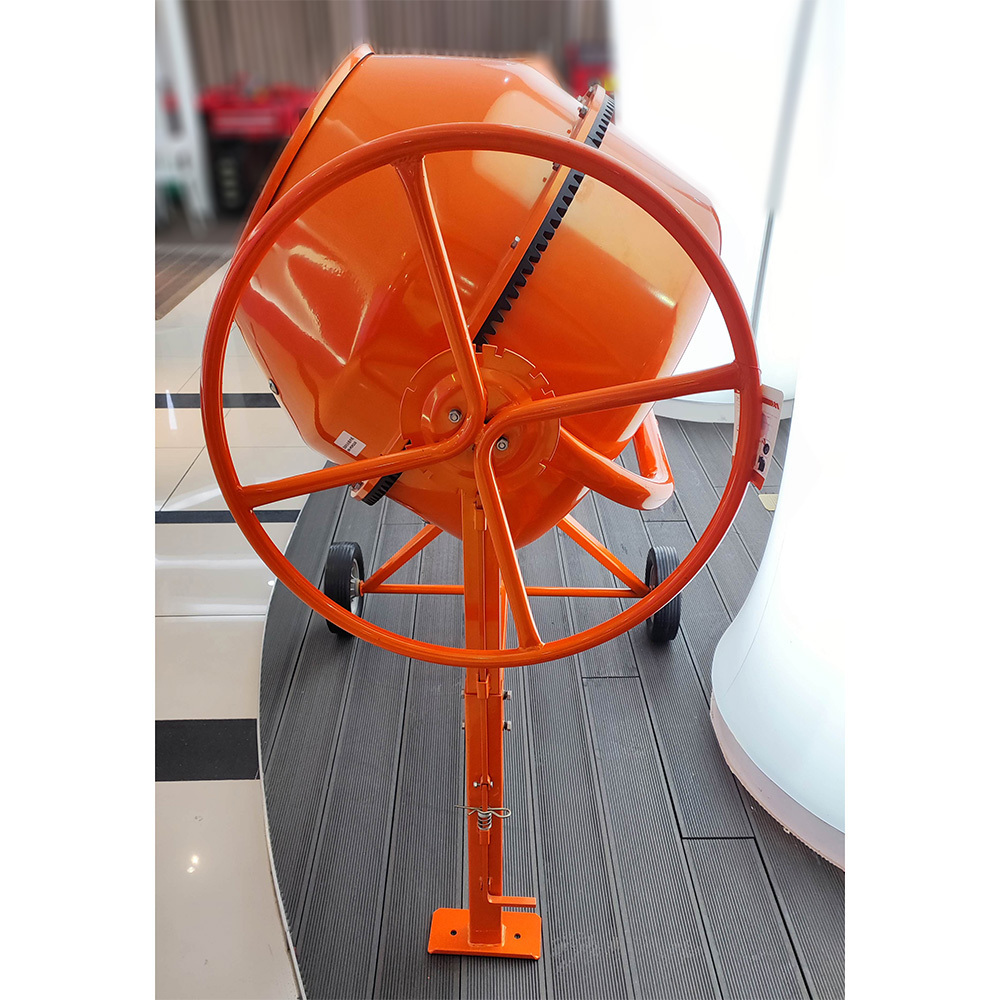 small portable 200l 250l drum mobile cement machine price mini electric mixer concrete