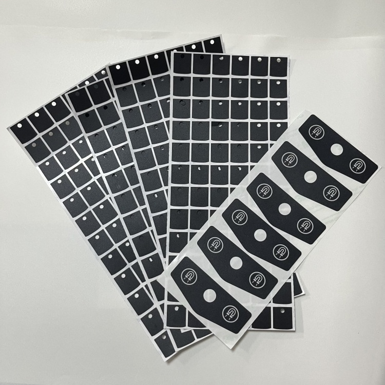 Print Black Heat Resistant Flame Retardant 0.175mm Polycarbonate PC Film Electronic Product Insulation Sheet