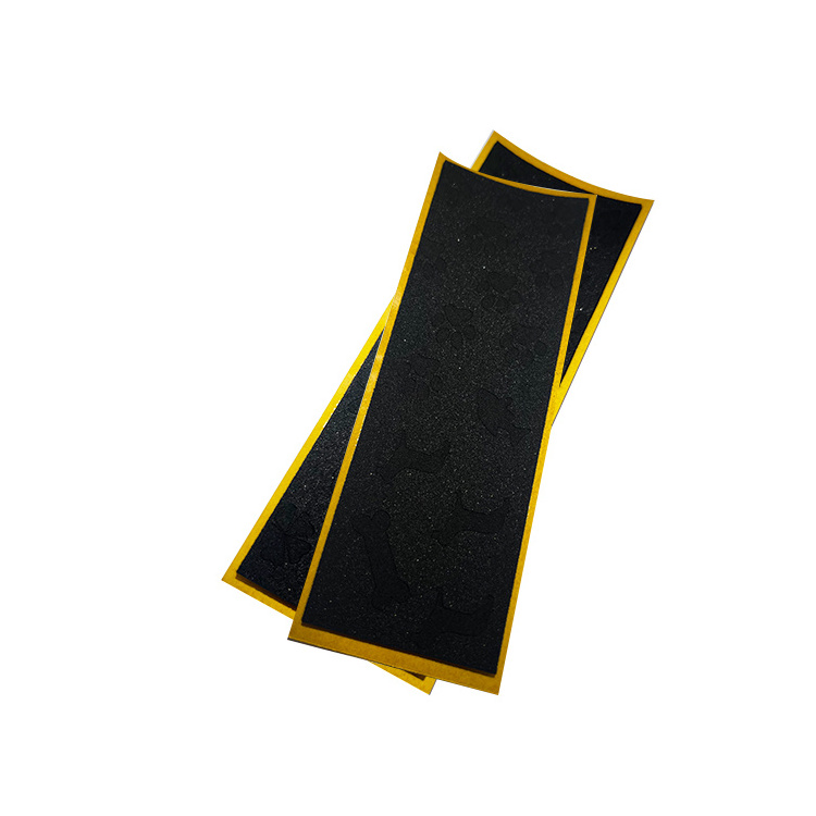 Customized Logo Black Fingerboard Grip 1mm Thick Foam Tape with Pressure Sensitive Adhesive