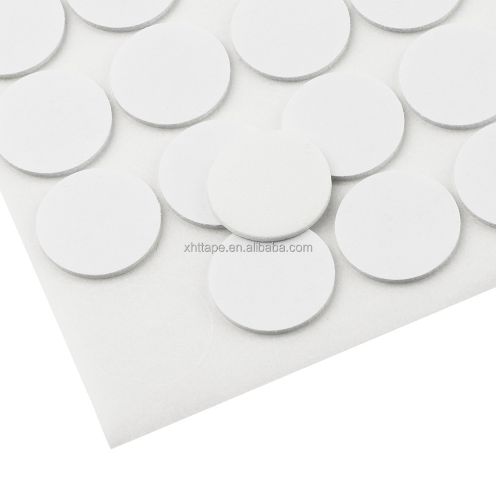 Die cutting candle wick sticker double sided adhesive tape dots double sided tape circles