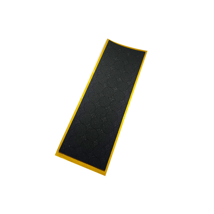 Customized Logo Black Fingerboard Grip 1mm Thick Foam Tape with Pressure Sensitive Adhesive