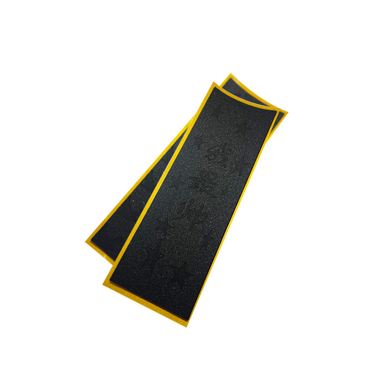 Customized Logo Black Fingerboard Grip 1mm Thick Foam Tape with Pressure Sensitive Adhesive