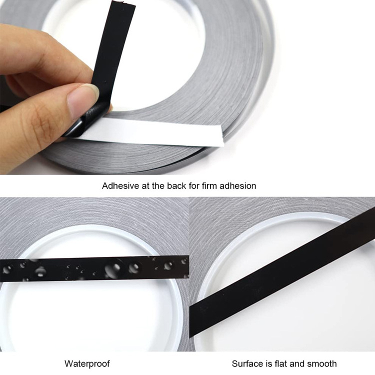 Self Adhesive Metalized Polyester Film Tape for DIY Graphic Tape Metal Mirror Wrap double sided tape