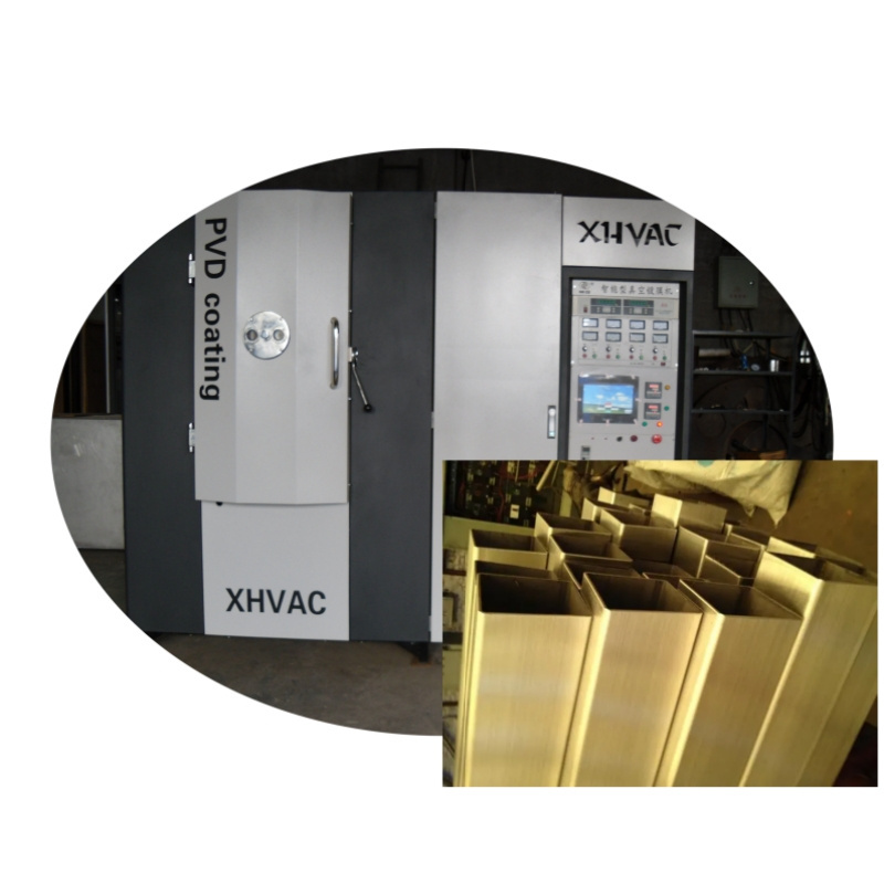 XHVAC Gold PVD Vacuum Metallization Coating Machine Price Gold Production Line Titanium Coating Machine