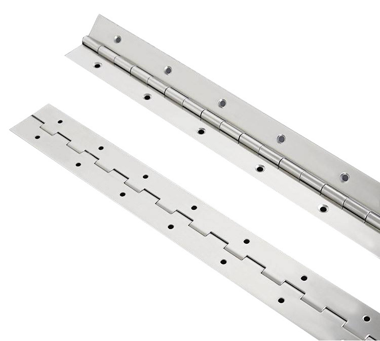 Continuous Hinges Factory Price OEM Service Stainless Steel/Brass/Aluminum Long Piano Hinge