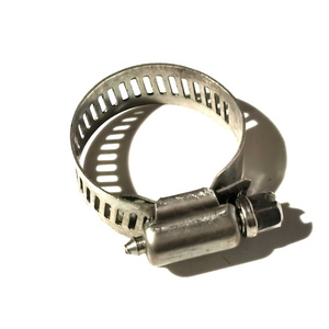 Good Price American Adjustable Pipe Clamp Slotted Head Screw Galvanized Metal Hose Clamp