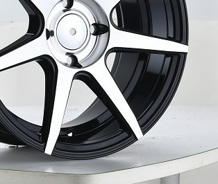 alloy rims black 6 spokes 15/17 inch 4-8*100-114.3 from guangzhou