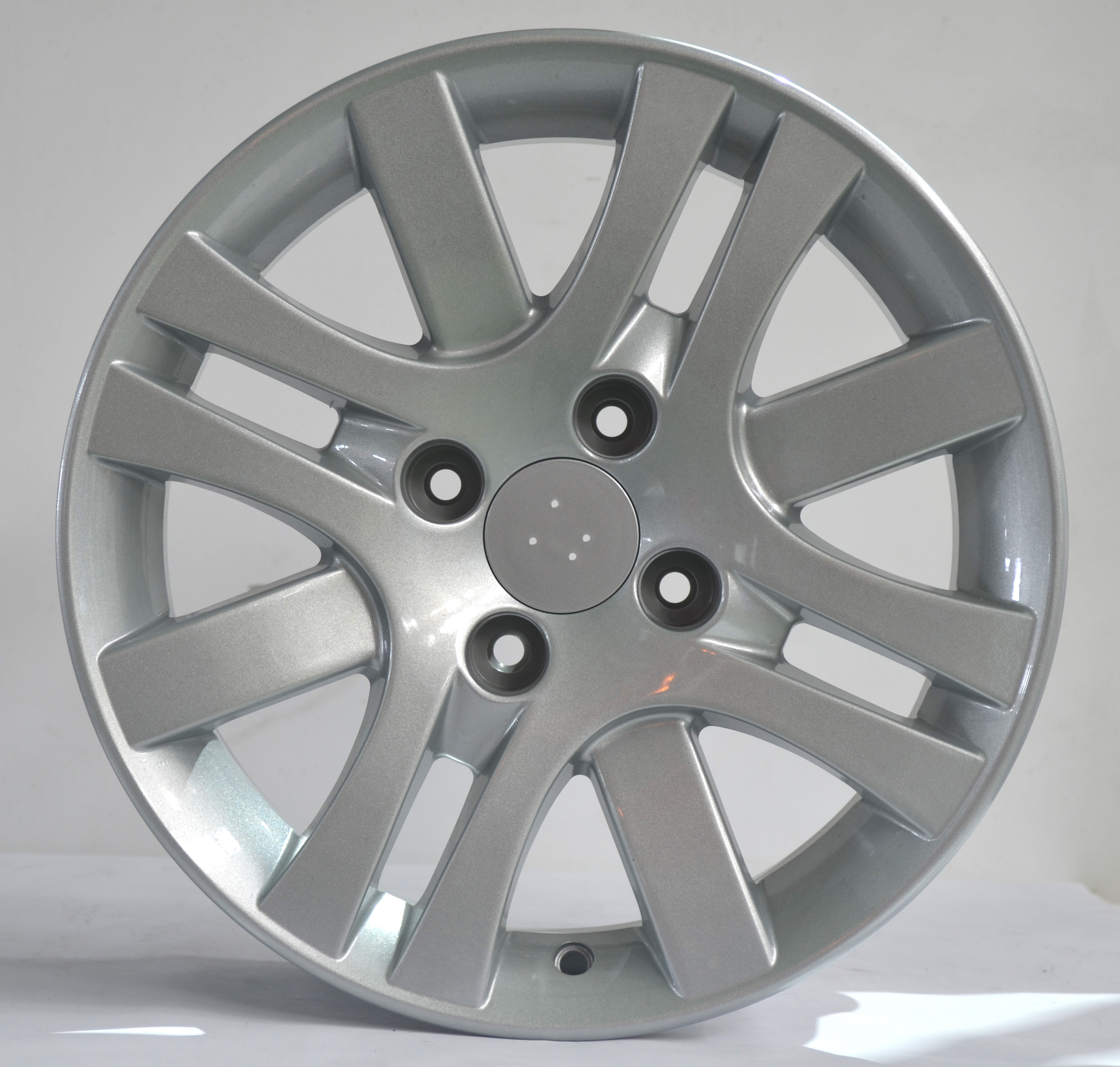 touring car & rv wheels  Silver machine face rims fit for Peugeot alloy wheels 14 wheels 15 de lujo pcd 4x108 14x6 15x6.5