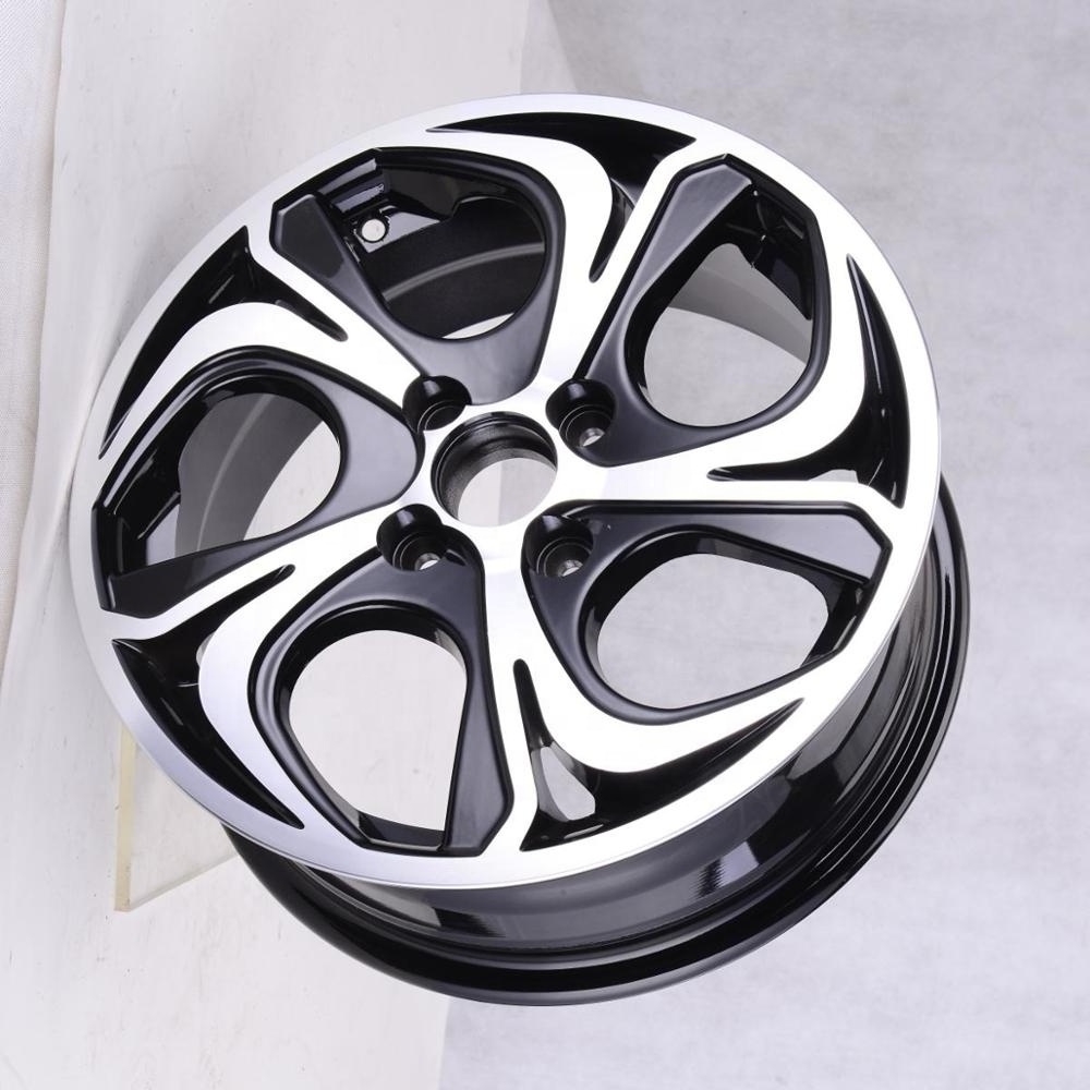 14 wheels Fashion five stars shape alloy rims for car 14/15 inch with PCD 4x100/114.3 alloy wheels for sale