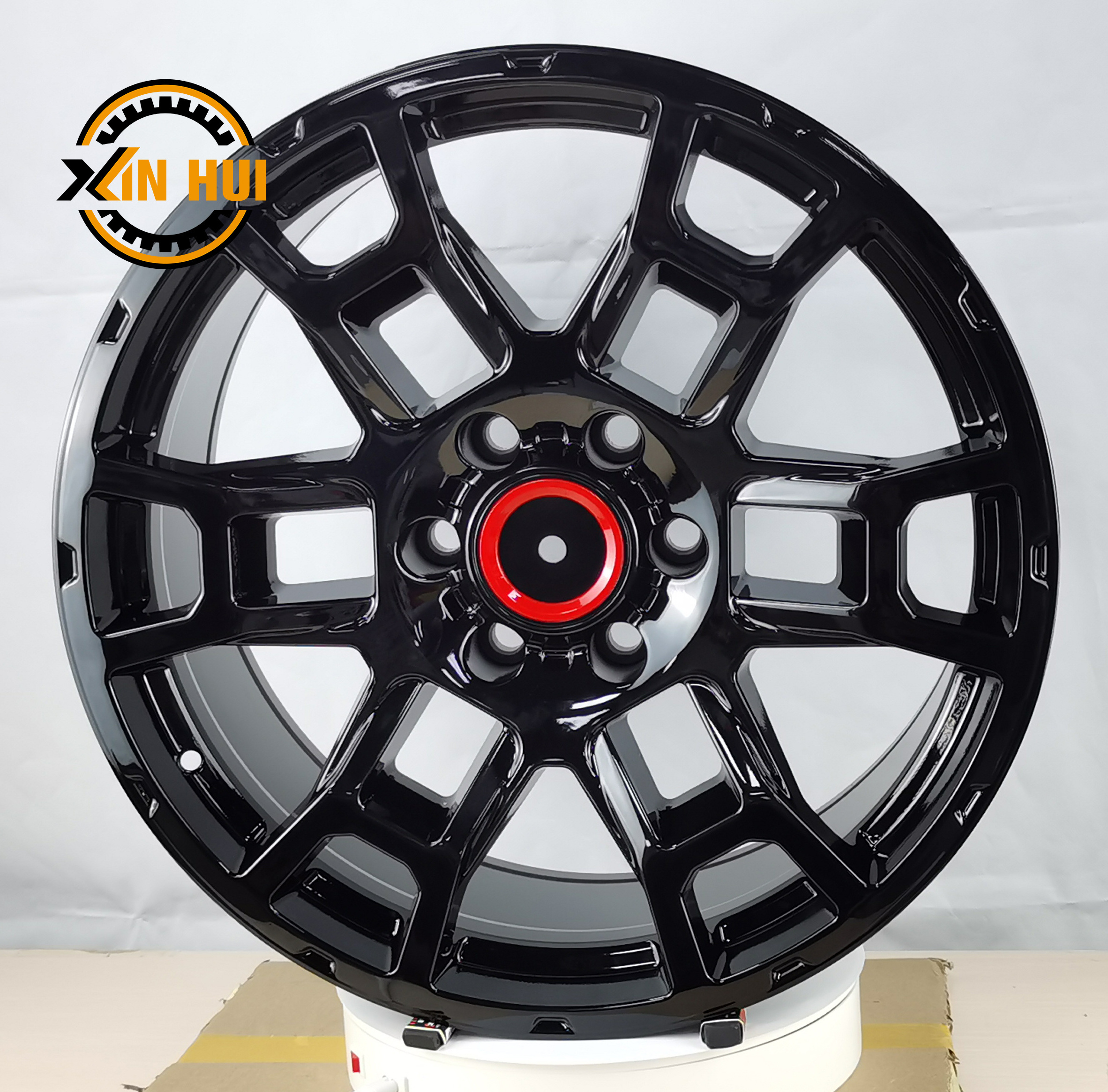 4x4 Offroad Rim New Car Rims Fit for TR 4 Runner Wheels Design with PCD 6x139.7 Size 17x8.0 Aluminum 20 Inch Black Rims 2 Years