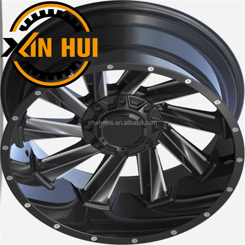 5 6 hole alloy wheel ET -44 rim 20 22 inch tyre