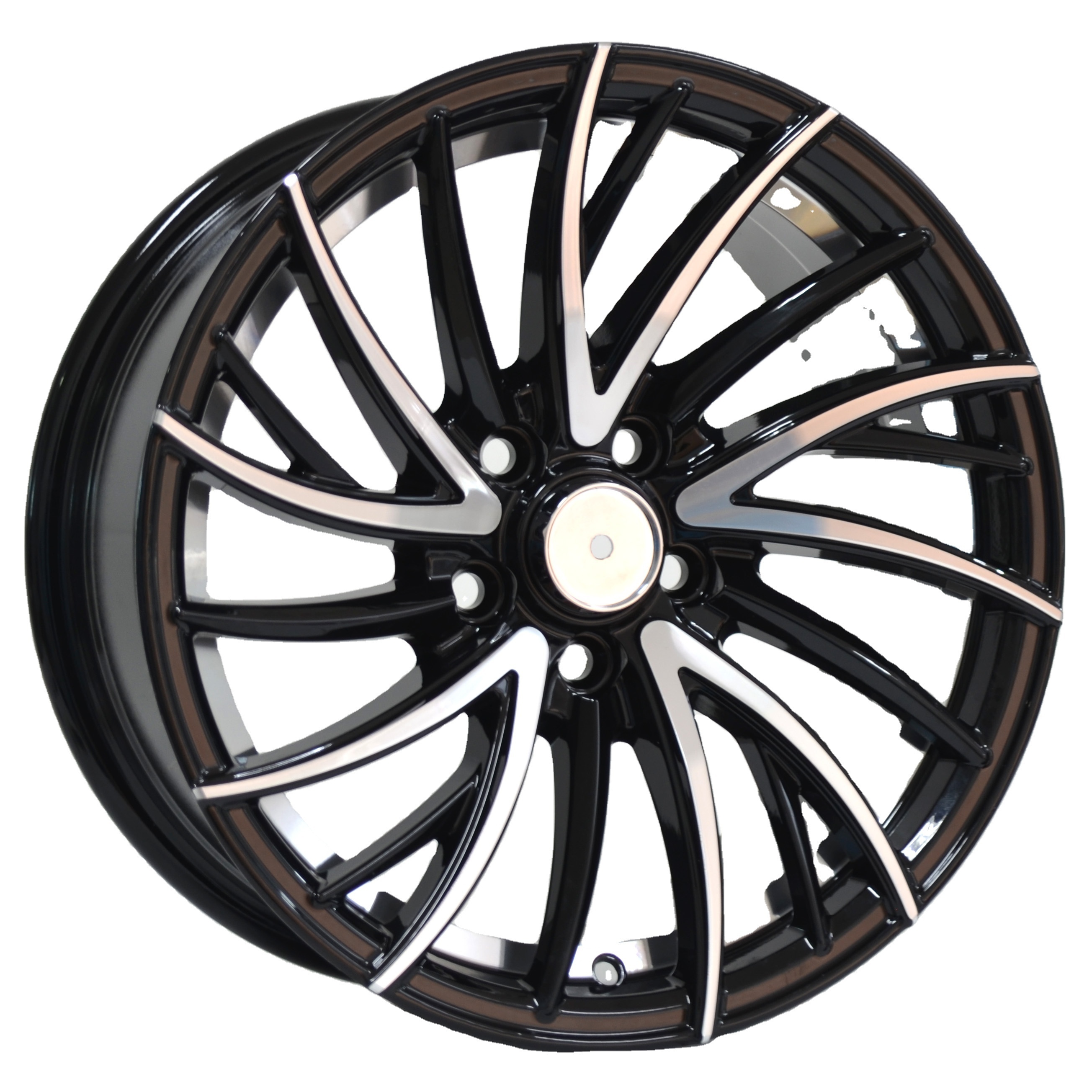 cerchi in lega Black machine face llantas 15x6.5 aro 15 5x100 4x100 wheels 15 fit for touring car & rv wheels