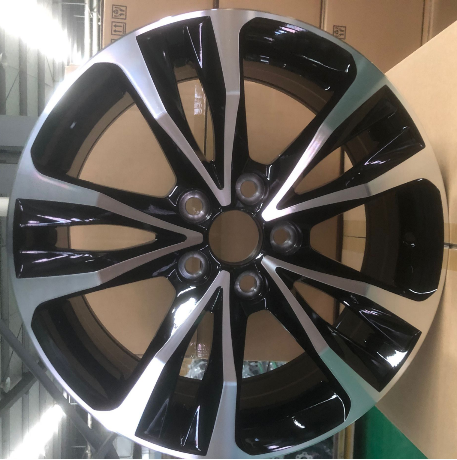 Hot sale 16 inch alloy wheels for sale car rims with PCD 5x100 in stock