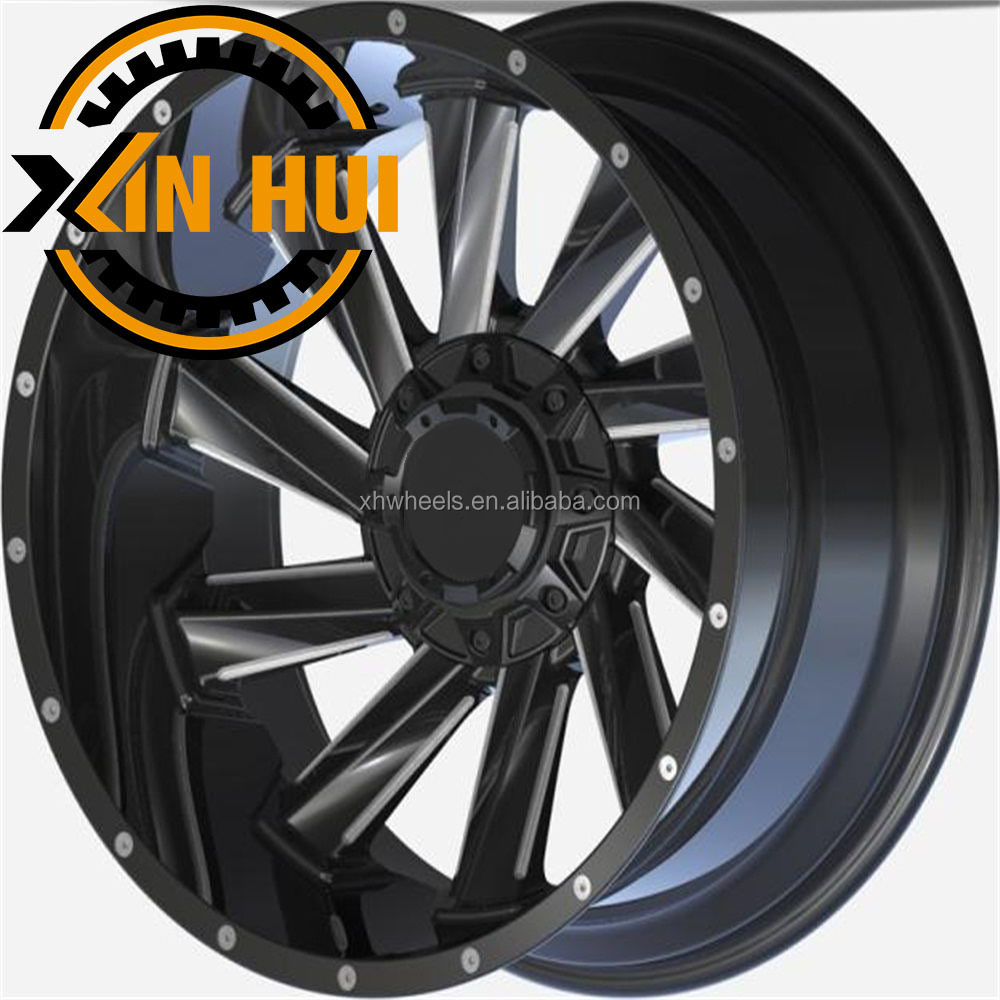 5 6 hole alloy wheel ET -44 rim 20 22 inch tyre