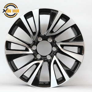 XingHui  67429 20 inch Repli Passenger Car Rim 6X139.7 20x8.5J Rims CB106.1 25mm Offset with Black Machine Face Fit for Civic